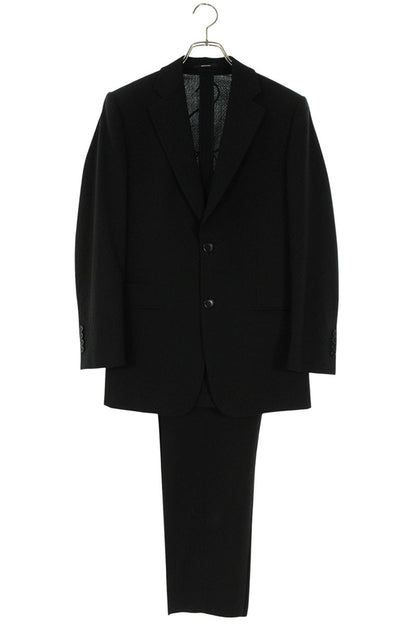 Hermes 24SS Seersucker wool suit Black Size 44