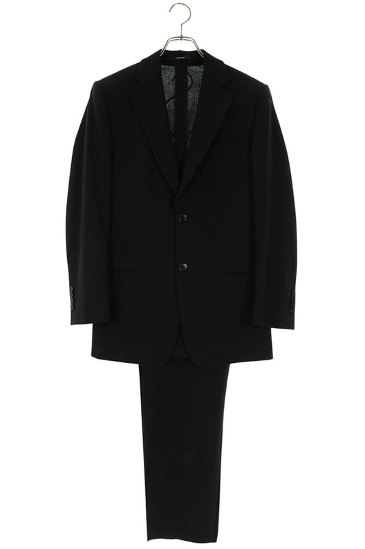Hermes 24SS Seersucker wool suit Black Size 44