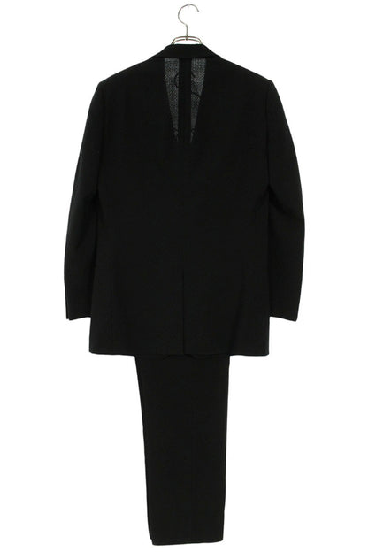 Hermes 24SS Seersucker wool suit Black Size 44