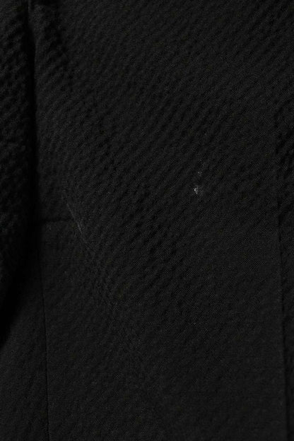 Hermes 24SS Seersucker wool suit Black Size 44
