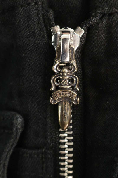Chrome Hearts Cross Ball Button Denim Overall Size 30