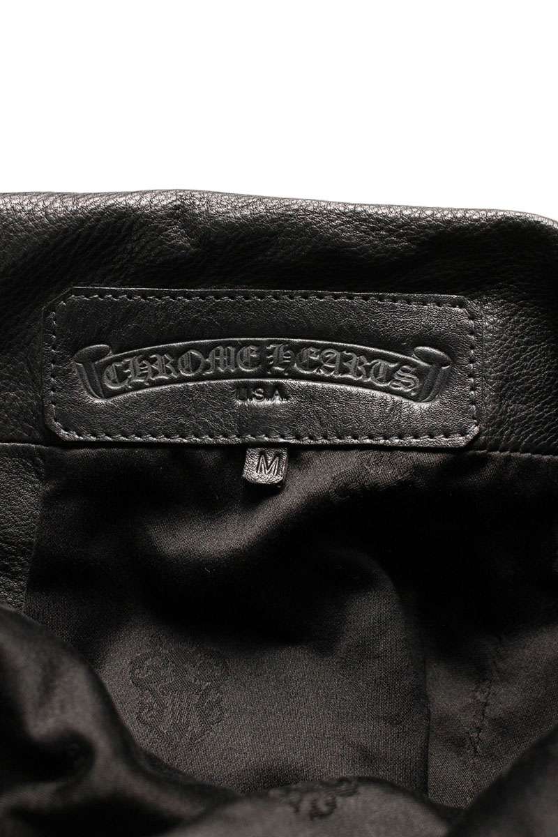 Chrome Hearts Cross Ball Button All Leather Overall Size M