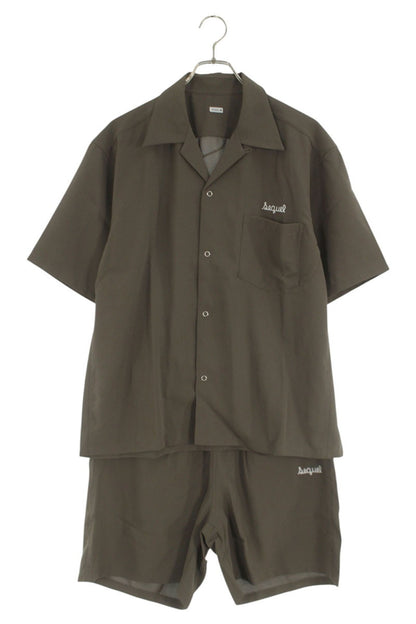 SEQUEL 25SS Gray Polyester Logo Embroidery Set Size S