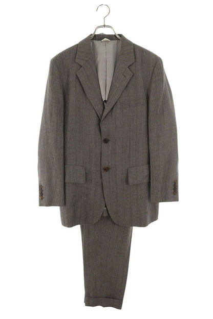 Comme des Garcons Homme Deux Striped suit set with blazer and pants Gray Size M