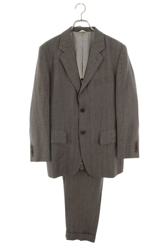 Comme des Garcons Homme Deux Striped suit set with blazer and pants Gray Size M