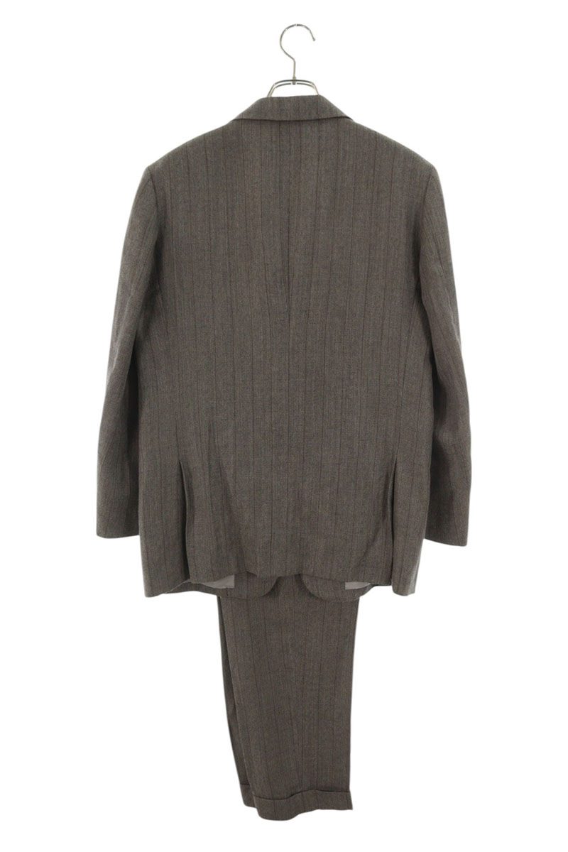 Comme des Garcons Homme Deux Striped suit set with blazer and pants Gray Size M