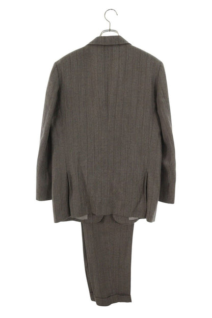 Comme des Garcons Homme Deux Striped suit set with blazer and pants Gray Size M