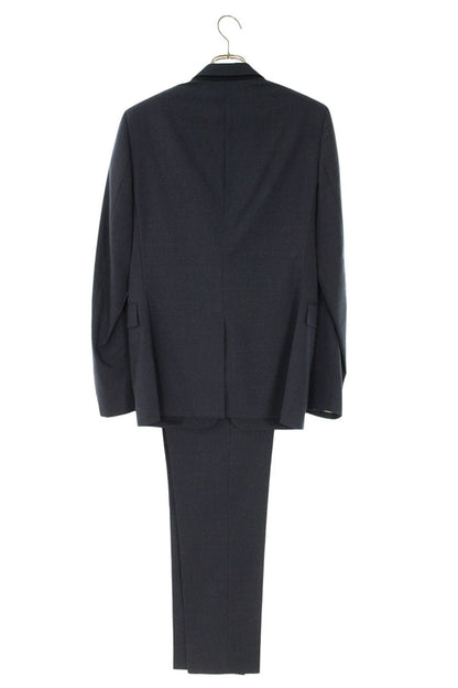 DIOR Single-Breasted Tailored Suit Set Navy Wool Size 44R
