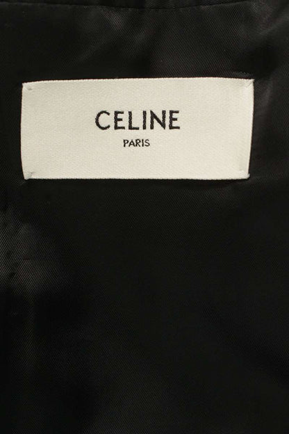 CELINE Tennis Stripe Wool Suit Set Navy Size 44