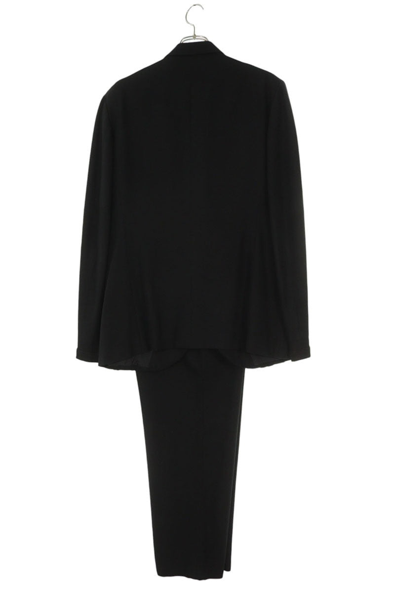 Yohji Yamamoto Rayon Wool Blend Set Up Black Size 34
