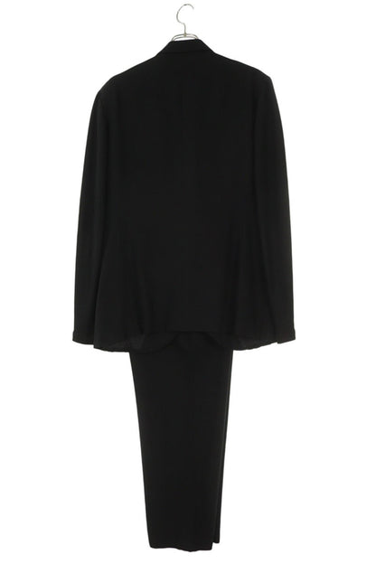 Yohji Yamamoto Rayon Wool Blend Set Up Black Size 34