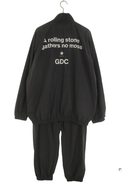 GDC Logo Nylon Tracksuit Set Gray Size XL