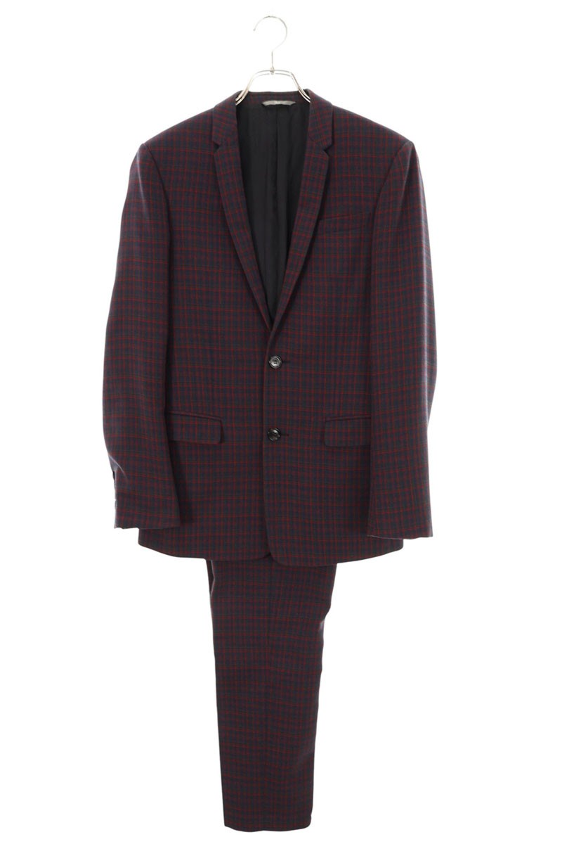 Dior HOMME Wool Nylon All-Over Check Suit Multi Size 44R