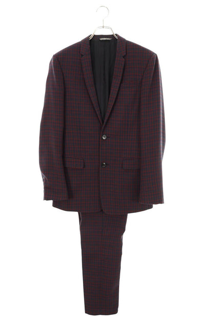 Dior HOMME Wool Nylon All-Over Check Suit Multi Size 44R