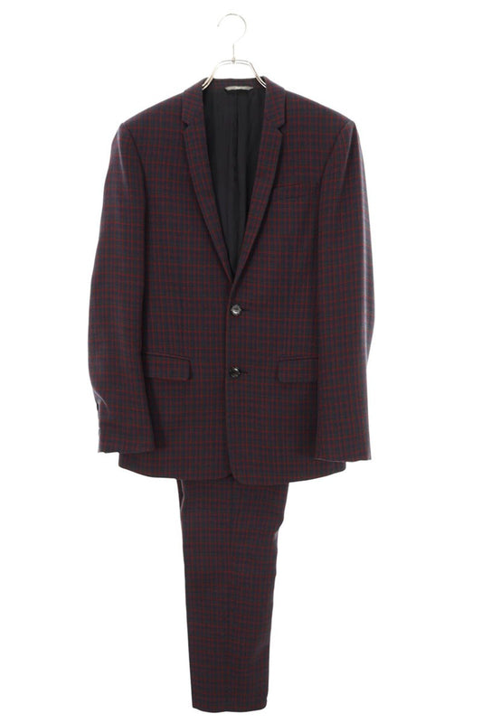Dior HOMME Wool Nylon All-Over Check Suit Multi Size 44R