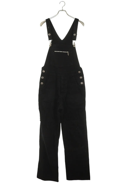 Chrome Hearts Horseshoe Button Overalls Black Size 32