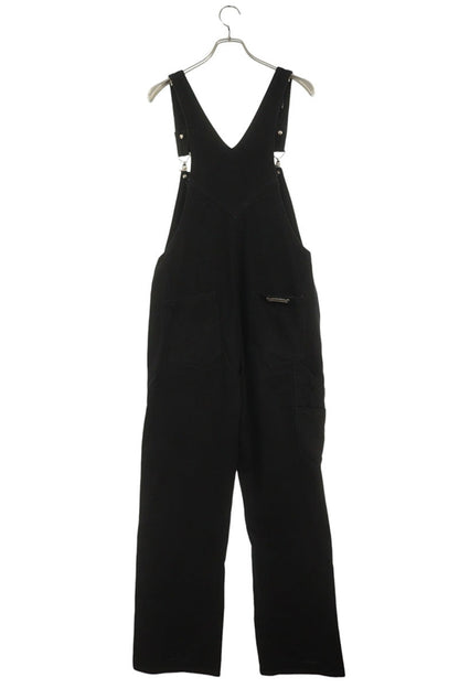 Chrome Hearts Horseshoe Button Overalls Black Size 32