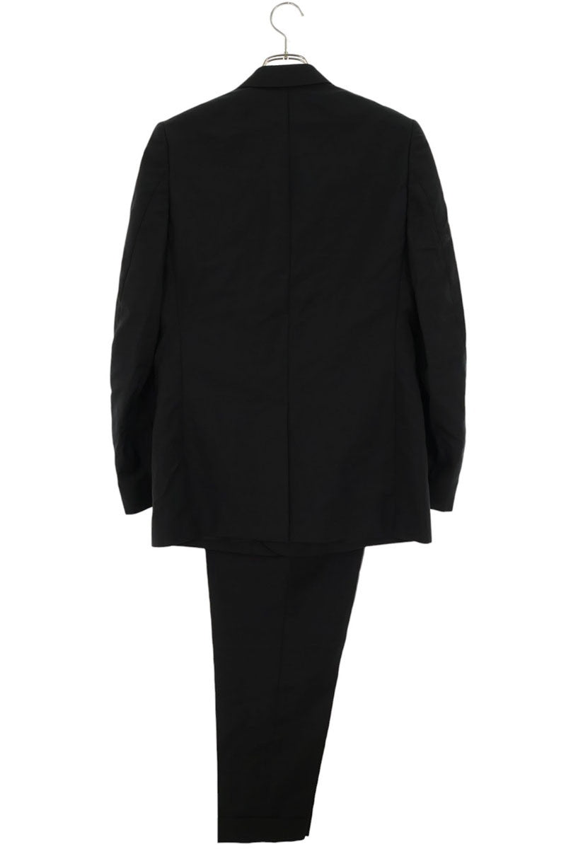 DIOR Wool Mohair CD Icon Strap Suit Black Size 46C