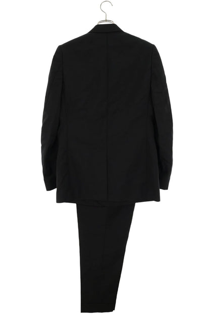 DIOR Wool Mohair CD Icon Strap Suit Black Size 46C