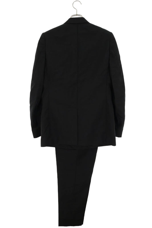 DIOR Wool Mohair CD Icon Strap Suit Black Size 46C