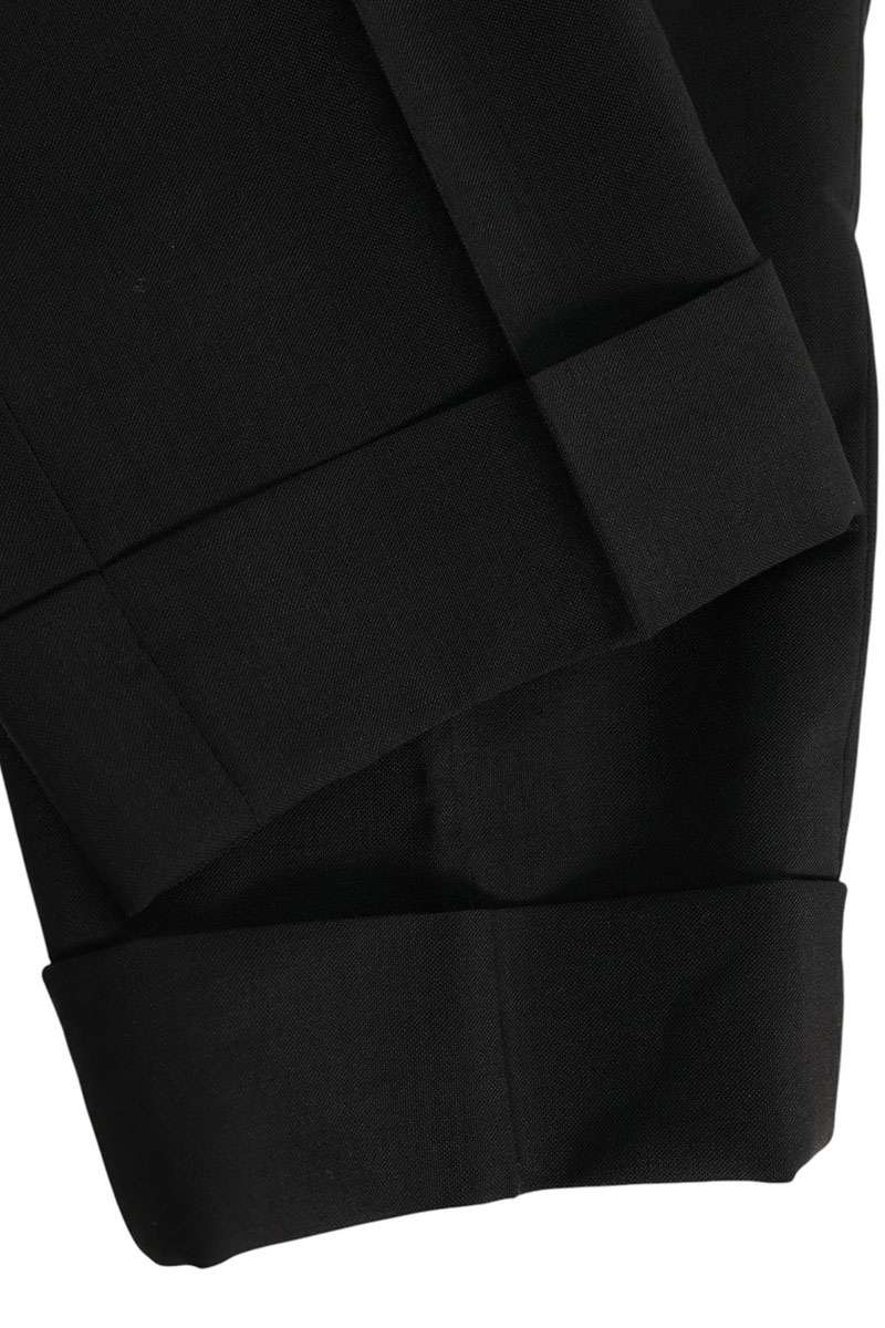 DIOR Wool Mohair CD Icon Strap Suit Black Size 46C