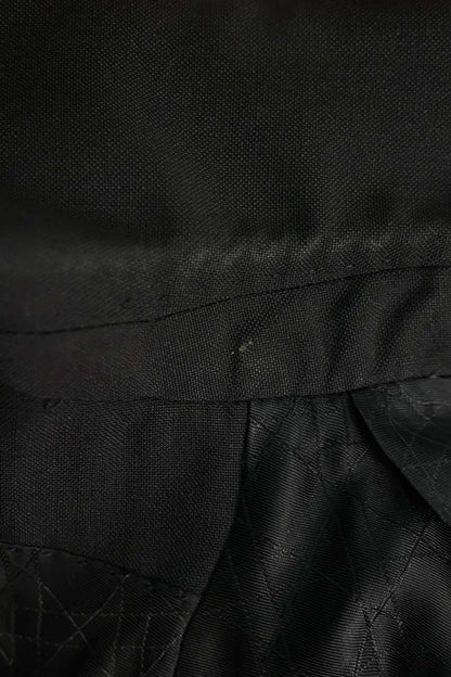 DIOR Wool Mohair CD Icon Strap Suit Black Size 46C
