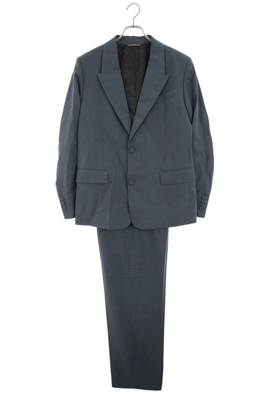 DIOR Wool Single-Breasted Suit Gray Size 46