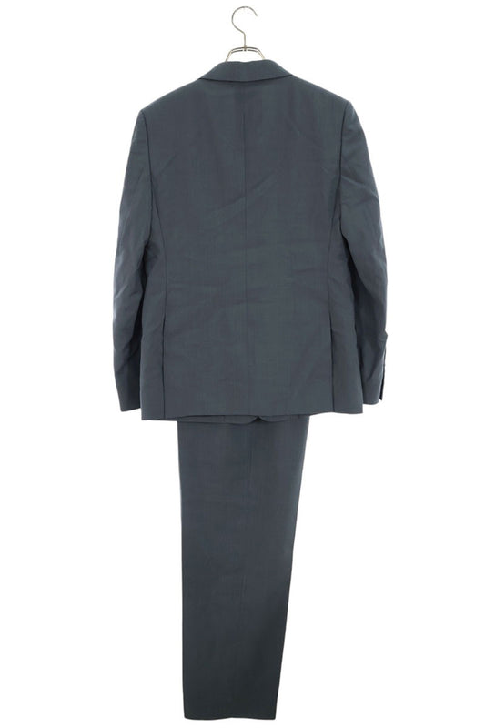 DIOR Wool Single-Breasted Suit Gray Size 46