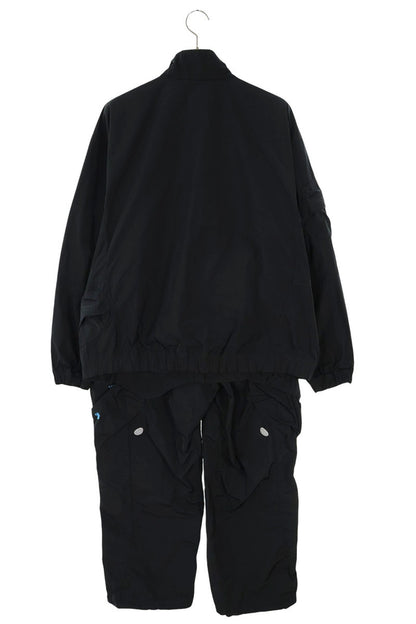 OFF-WHITE Logo Embroidered Nylon Track Suit Black Size XL