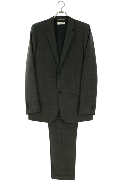 SAINT LAURENT PARIS Wool Tailored Suit Gray Size 50