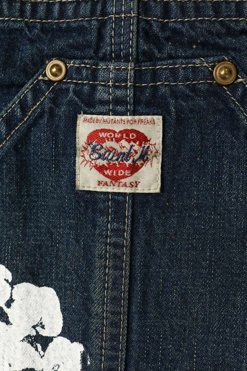 SAINT MICHAEL x DENIM TEARS Flower Overalls AW24 Size L
