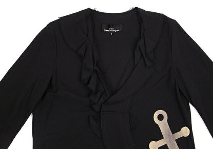 tricot COMME des GARCONS Anchor Print Blouse Black Size S