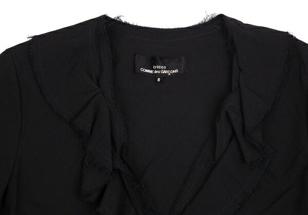 tricot COMME des GARCONS Anchor Print Blouse Black Size S