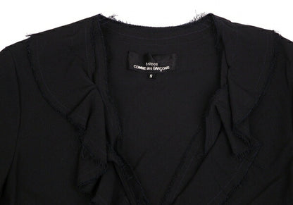 tricot COMME des GARCONS Anchor Print Blouse Black Size S