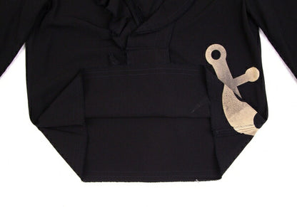 tricot COMME des GARCONS Anchor Print Blouse Black Size S
