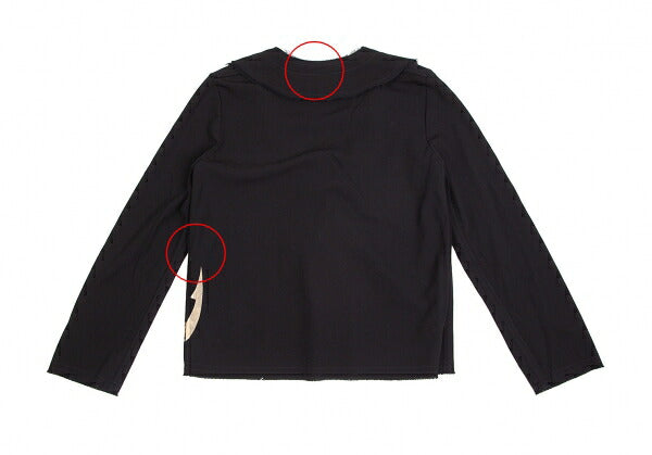 tricot COMME des GARCONS Anchor Print Blouse Black Size S