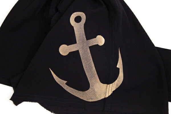 tricot COMME des GARCONS Anchor Print Blouse Black Size S