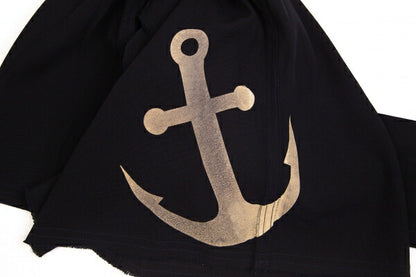 tricot COMME des GARCONS Anchor Print Blouse Black Size S