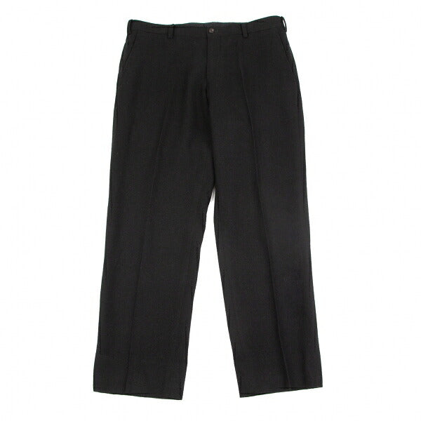 Papas Black Camel Wool Tapered Pants Size 50L