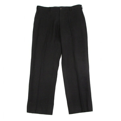 Papas Black Camel Wool Tapered Pants Size 50L