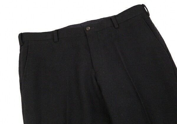 Papas Black Camel Wool Tapered Pants Size 50L