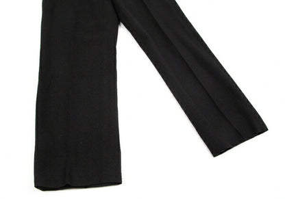 Papas Black Camel Wool Tapered Pants Size 50L
