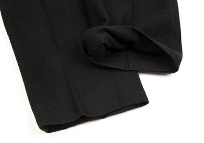 Papas Black Camel Wool Tapered Pants Size 50L