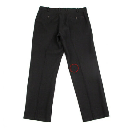 Papas Black Camel Wool Tapered Pants Size 50L