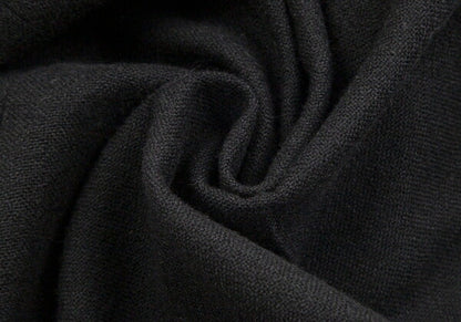 Papas Black Camel Wool Tapered Pants Size 50L