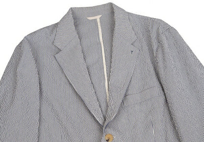 Papas SUBALPINO White Navy 3-Button Jacket Size 46S