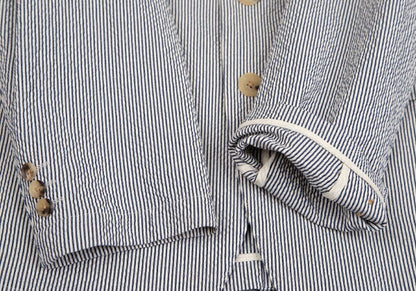 Papas SUBALPINO White Navy 3-Button Jacket Size 46S