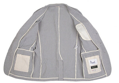 Papas SUBALPINO White Navy 3-Button Jacket Size 46S