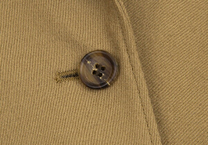 ISSEY MIYAKE Wool Spiral Design Jacket Khaki Size 2