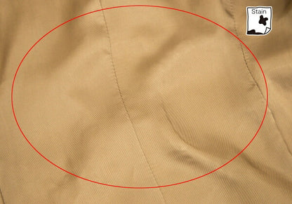 ISSEY MIYAKE Wool Spiral Design Jacket Khaki Size 2